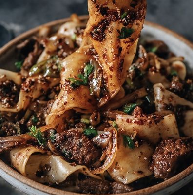 Handmade Dumplings and Noodles by null