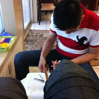 Spa Nails - Jimmy hard at work! - Nail Salons Near Me - Alexandria, Louisiana