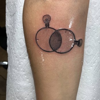 Inkline Tattoo - Josh did this tattoo. It's trial lenses that we use in research for eyes! - Tattoo Near Me - San Antonio, Texas Inkline Tattoo - Josh did this tattoo. It's trial lenses that we use in research for eyes! - Tattoo Near Me - San Antonio, Texas