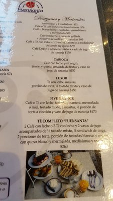 Menu photo 3 Fuensanta Buenos Aires, C