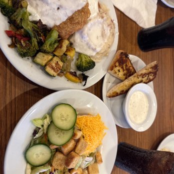 Denny's - Chicken fried chicken with side salad - Diners Near Me - Live Oak, Texas Denny's - Chicken fried chicken with side salad - Diners Near Me - Live Oak, Texas