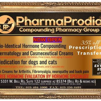 Pharmaprodia Compounding Pharmacy - Pharmacy Near Me - Surprise, Arizona Pharmaprodia Compounding Pharmacy - Pharmacy Near Me - Surprise, Arizona