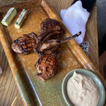 Muni Robata - Lamb chops - Japanese Near Me - Toronto, Ontario Muni Robata - Lamb chops - Japanese Near Me - Toronto, Ontario