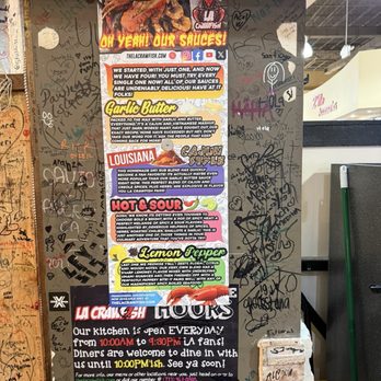 LA Crawfish - Menus as of May 2026 - Cajun/Creole Near Me - Houston, Texas