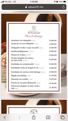 Menu photo 1 El Cardenal México, D.F., DIF Menu photo 1 El Cardenal México, D.F., DIF