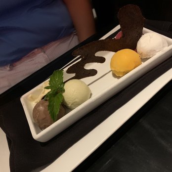 Coyote Cafe - Flight of House Made Ice Creams & Sorbet - New American Near Me - Santa Fe, New Mexico Coyote Cafe - Flight of House Made Ice Creams & Sorbet - New American Near Me - Santa Fe, New Mexico