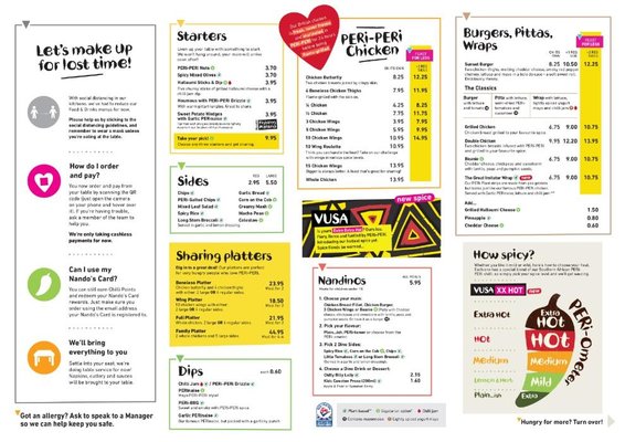 Menu photo 1 Nando's Warrington, WRT
