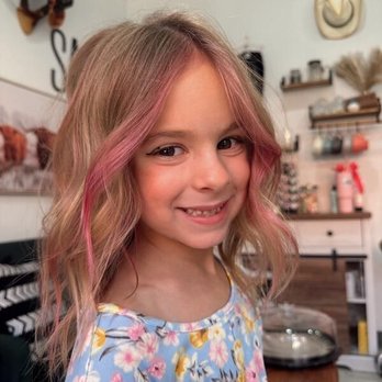 K-Lyn Salon - This is my lovely little granddaughter . - Hair Extensions Near Me - Canyon Lake, California