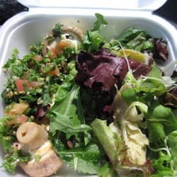 Marcello's Market & Deli - Tabouli salad, marinated mushrooms and mediterranean salad