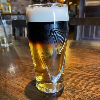 The Auld Dubliner - Poorly poured half & half - Irish Near Me - Long Beach, California The Auld Dubliner - Poorly poured half & half - Irish Near Me - Long Beach, California