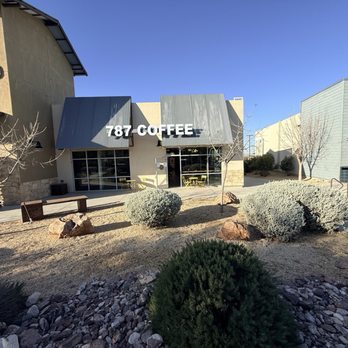 787 Coffee - Front entrance, one on opposite side too of parking near Julio's - Coffee & Tea Near Me - El Paso, Texas
