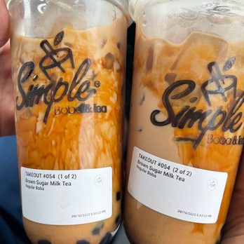 Simple Boba & Tea - Brown Sugar Milk Tea - Bubble Tea Near Me - Anaheim, California Simple Boba & Tea - Brown Sugar Milk Tea - Bubble Tea Near Me - Anaheim, California