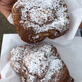 Arsicault Bakery - Chocolate almost croissant (top) and almost croissant (bottom; one of my favorites) - Bakeries Near Me - San Francisco, California
