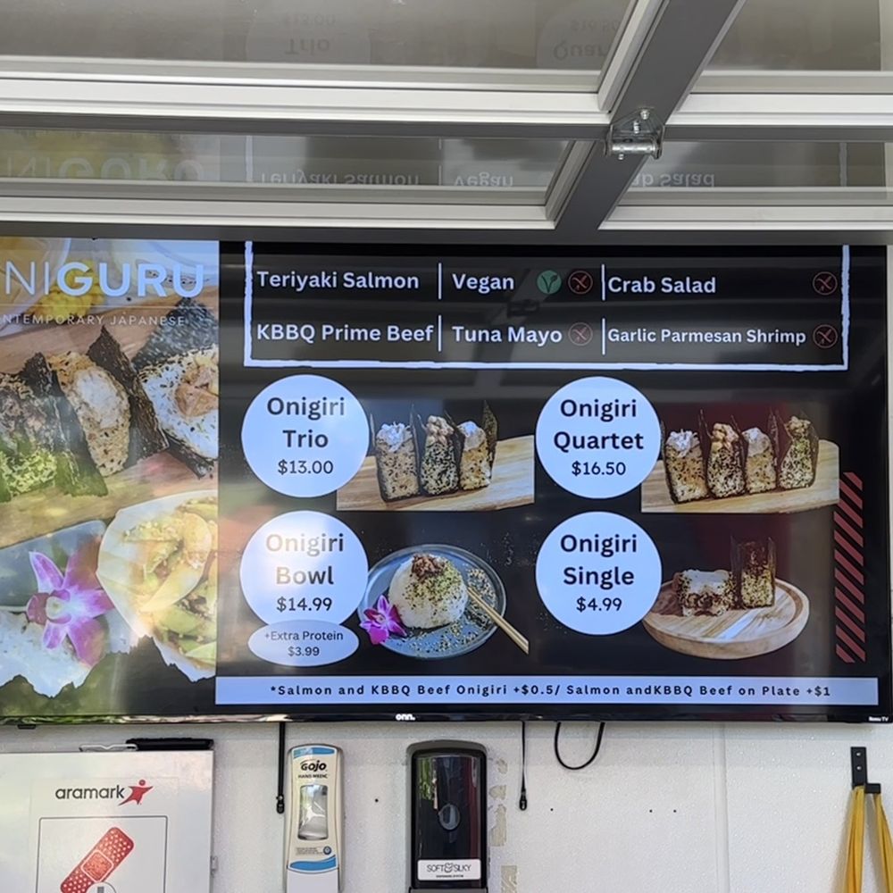 OniGuru - Onigiri Menu - Japanese Near Me - Garden Grove, California