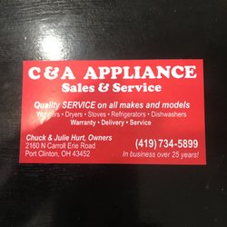 C & A Appliance - Best Service in Town