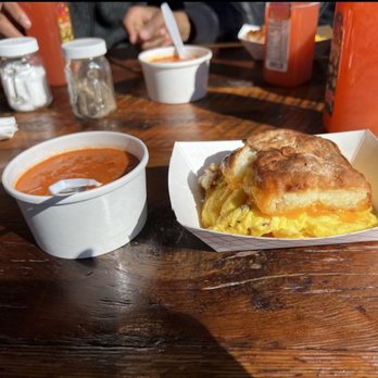 Rambo's Fat Cat Biscuits - Egg and Herbed Goat Cheese & Egg Blue Corn Grits with Chipotle Pimento Cheese - Breakfast & Brunch Near Me - Columbia, South Carolina Rambo's Fat Cat Biscuits - Egg and Herbed Goat Cheese & Egg Blue Corn Grits with Chipotle Pimento Cheese - Breakfast & Brunch Near Me - Columbia, South Carolina