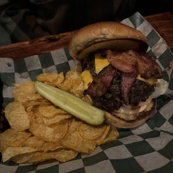 Bar Cart Lounge And Restaurant - DBL smash burger - Cocktail Bars Near Me - Saint Paul, Minnesota