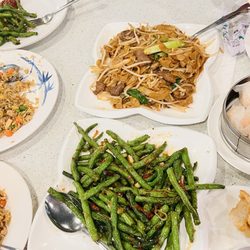 Imperial Garden #2 Restaurant - String beans, beef chow fun, chicken fried rice, pot stickers, shrimp (dim sum)
