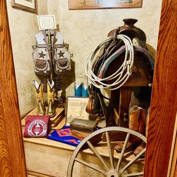 Hamley Steakhouse & Saloon - a display of a horse's saddle - Steakhouses Near Me - Pendleton, Oregon