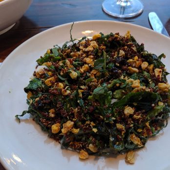 Lula Cafe - Black Kale $12 - 3.5 stars. Interesting ingredients, overall a bit too dry and crisp. Tue dinner 2019-10-23 - New American Near Me - Chicago, Illinois