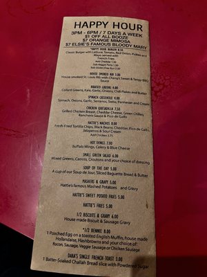 Menu photo 5 Hattie's Hat Restaurant Seattle, WA