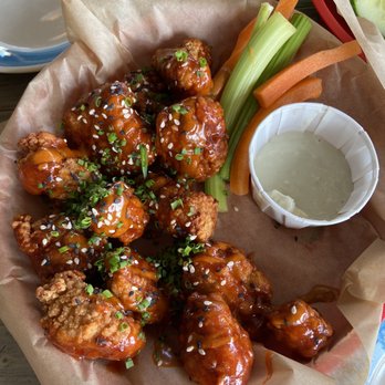 Johnnie Brown's - Korean spiced boneless wings... delicious - Bars Near Me - Delray Beach, Florida