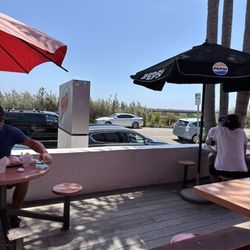 Roberto's Mexican Food - Del Mar - The best view eating the best Mexican food!  Rolled tacos coming!!