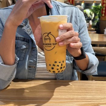 One More Bite Dumpling House - Thai Tea Boba (great tapioca) - Shanghainese Near Me - San Marcos, California