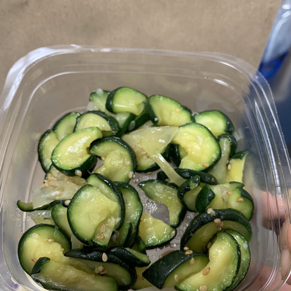 Charim - Pickled cucumbers with sesame seeds - did not disappoint - Korean Near Me - Fort Lee, New Jersey Charim - Pickled cucumbers with sesame seeds - did not disappoint - Korean Near Me - Fort Lee, New Jersey
