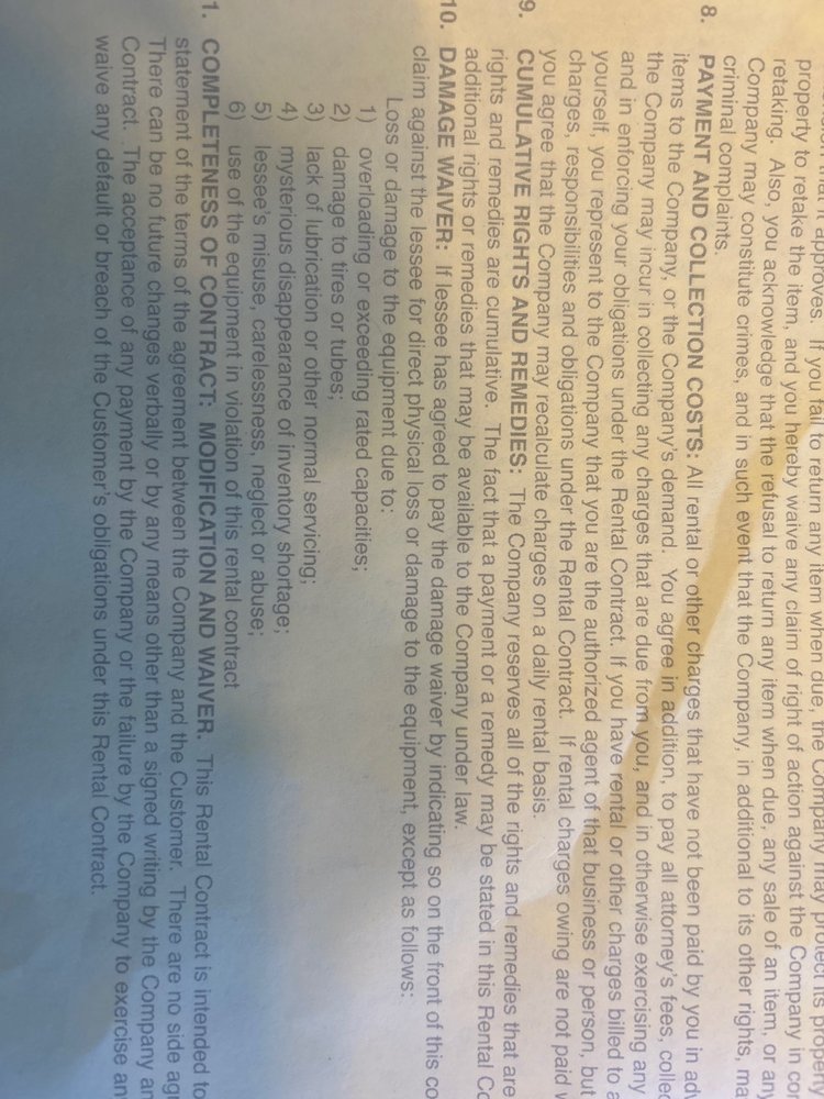 JONO HARDWARE Updated September 2024 10781 Allentown Blvd