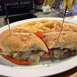 Canton Icehouse - Philly cheesesteak w/ fries