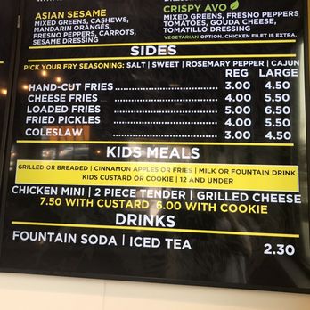 Super Chix - Menu - sides and kids meals - Chicken Shop Near Me - Hoover, Alabama Super Chix - Menu - sides and kids meals - Chicken Shop Near Me - Hoover, Alabama