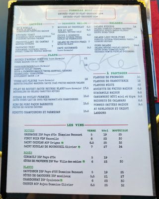Menu photo 1 Smoke Paris, 75 Menu photo 1 Smoke Paris, 75