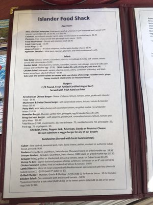 Menu photo 4 Islander Food Shack Pensacola, FL