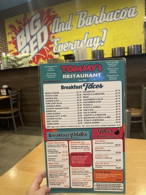 Menu photo 6 Tommy's Restaurant San Antonio, TX Menu photo 6 Tommy's Restaurant San Antonio, TX