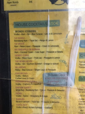 Menu photo 1 Café Oz Lille, 59 Menu photo 1 Café Oz Lille, 59