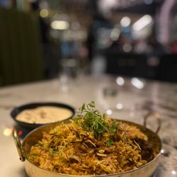 Tamasha - Chicken Biryani with Burani Raita