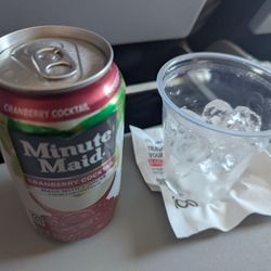 American Airlines - Cranberry cocktail