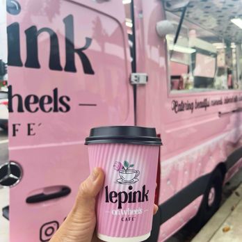 Le Pink on Wheels Cafe - Latte - Coffee & Tea Near Me Le Pink on Wheels Cafe - Latte - Coffee & Tea Near Me