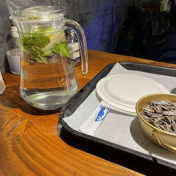 Gao's BBQ & Crab - Lemon Mint water - Chinese Near Me - Flushing, New York