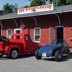 Whistle Stop Restaurant - Hot Rods and Motorcycles, Young and Old, everyone has a blast at "The Whistle Stop Restaurant" !!