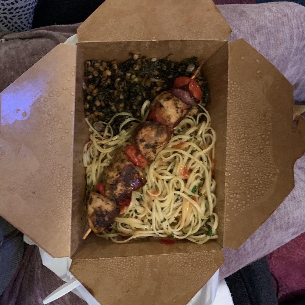 Zaca Cafe - Chicken Skewers Tray - Coffee & Tea Near Me - Brooklyn, New York Zaca Cafe - Chicken Skewers Tray - Coffee & Tea Near Me - Brooklyn, New York