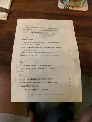 Menu photo 1 De Liefde Amsterdam, NH