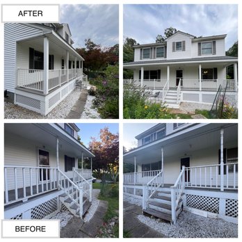 Up and Above Contractors - Completed Job in Green Top, NJ. This front porch was demoed but the main frame remained... - Roofing Near Me - Andover, New Jersey Up and Above Contractors - Completed Job in Green Top, NJ. This front porch was demoed but the main frame remained... - Roofing Near Me - Andover, New Jersey
