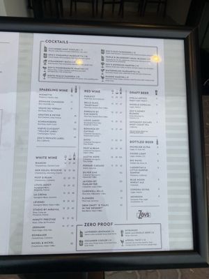 Menu photo 5 Zov's San Clemente, CA Menu photo 5 Zov's San Clemente, CA
