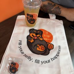 Kumquat with basil seeds and free gift during grand opening