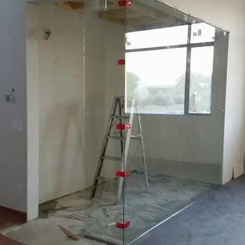 Desert Shower Door - Wine room - Glass & Mirrors Near Me