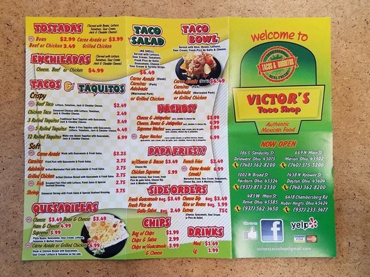 Menu photo 5 Victor's Taco Shop Dayton, OH Menu photo 5 Victor's Taco Shop Dayton, OH