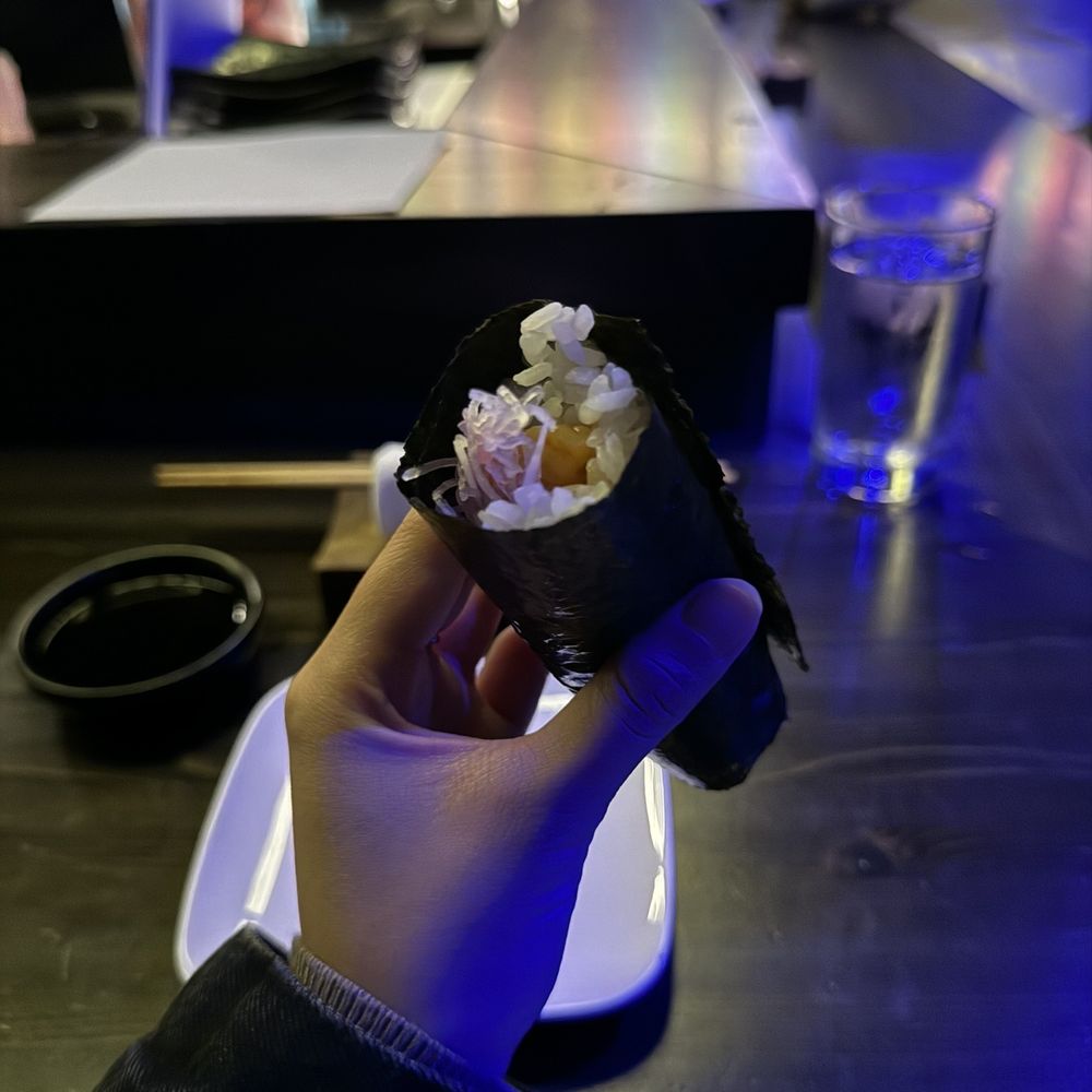 Yokocho - HH Sea Scallop Handroll - Cocktail Bars Near Me - Chicago, Illinois Yokocho - HH Sea Scallop Handroll - Cocktail Bars Near Me - Chicago, Illinois