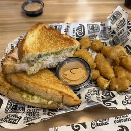 Turkey Avocado and cheese curds